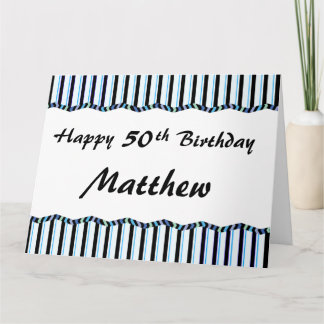 Cartão 50 ou qualquer idade de aniversário-BIG