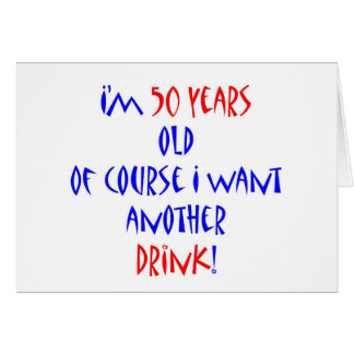 Cartão 50 outros bebida