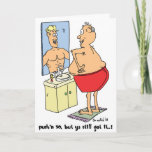 Cartão 50th birthday card<br><div class="desc">Pushing 50 but you've still got it!</div>