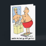 Cartão 50th birthday card<br><div class="desc">Pushing 50 but you've still got it!</div>