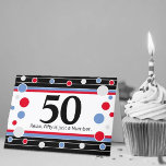 Cartão 50th Birthday Humorous Card! Card<br><div class="desc">Laughs and congrats on 50th birthday!</div>