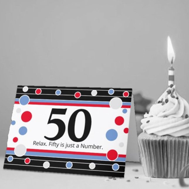 Cartão 50th Birthday Humorous Card! Card (Criador carregado)
