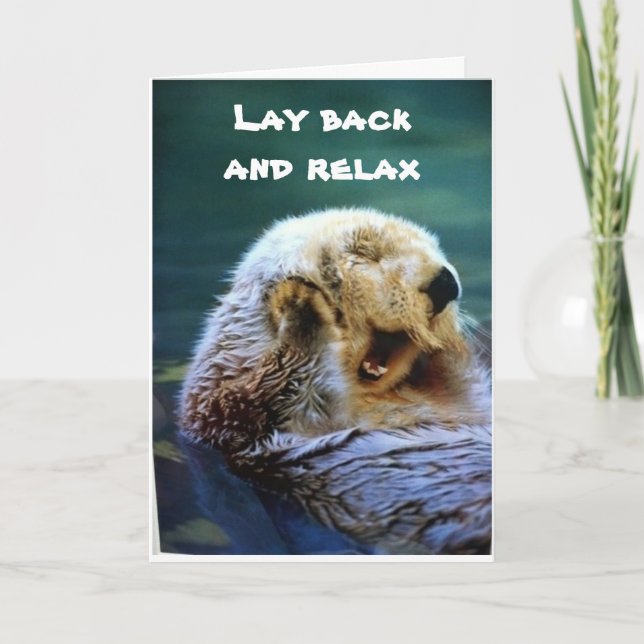 Cartão **50th BIRTHDAY** LET YOUR HAIR DOWN & CELEBRATE (Frente)