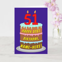 511 Aniversário: Bolo e Velas Divertidas + Nome Pe