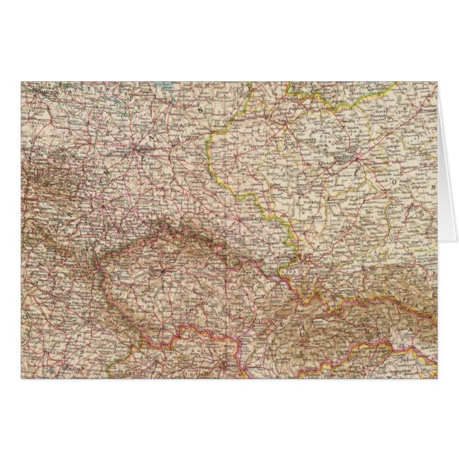 Cartão 5152 Alemanha, Polônia, Checoslováquia (Frente Horizontal)