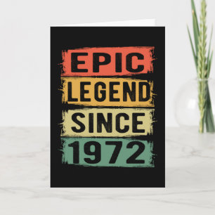 Cartão 53 Anos De Idade Dia 1972 Legenda Epic 53º Anivers