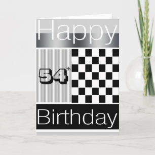 Cartão 54th Birthday