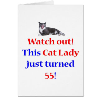 Cartão 55 Lady Cat