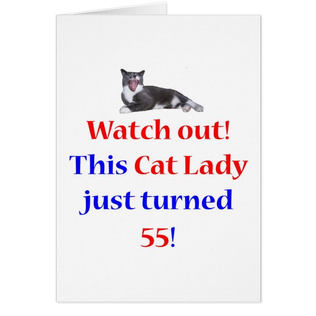 Cartão 55 Lady Cat (Frente)