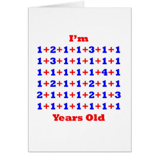 Cartão 56 anos velho!