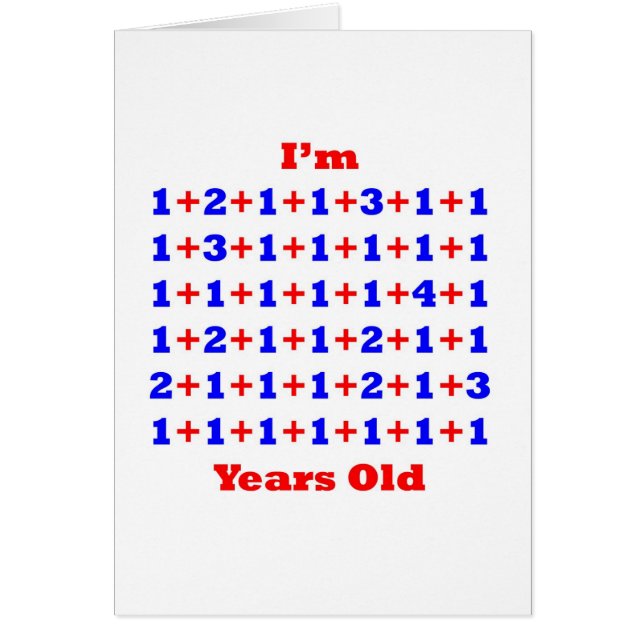 Cartão 56 anos velho! (Frente)