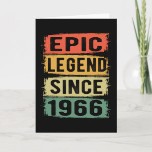 Cartão 59 Anos De Idade Dia 1966 Legenda Epic 59º Anivers