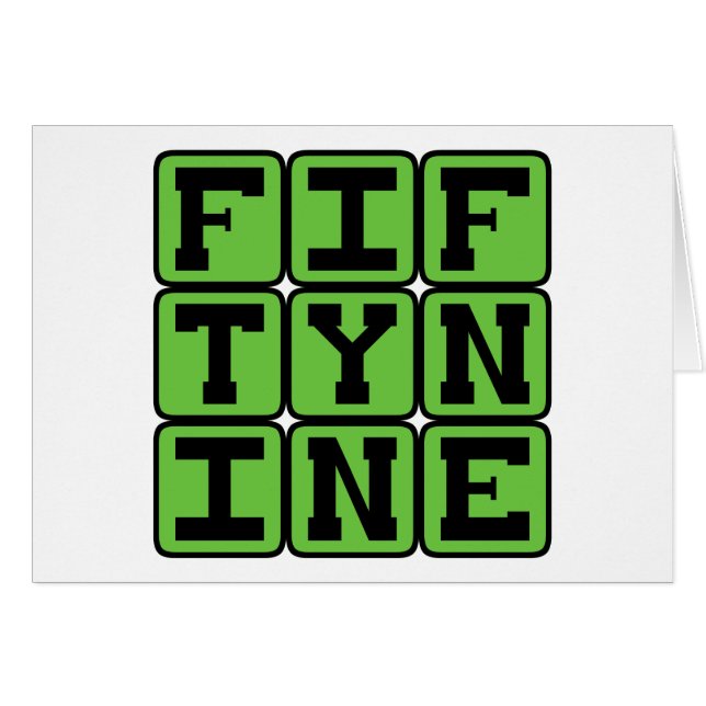 Cartão 59, Número 59 (Frente Horizontal)