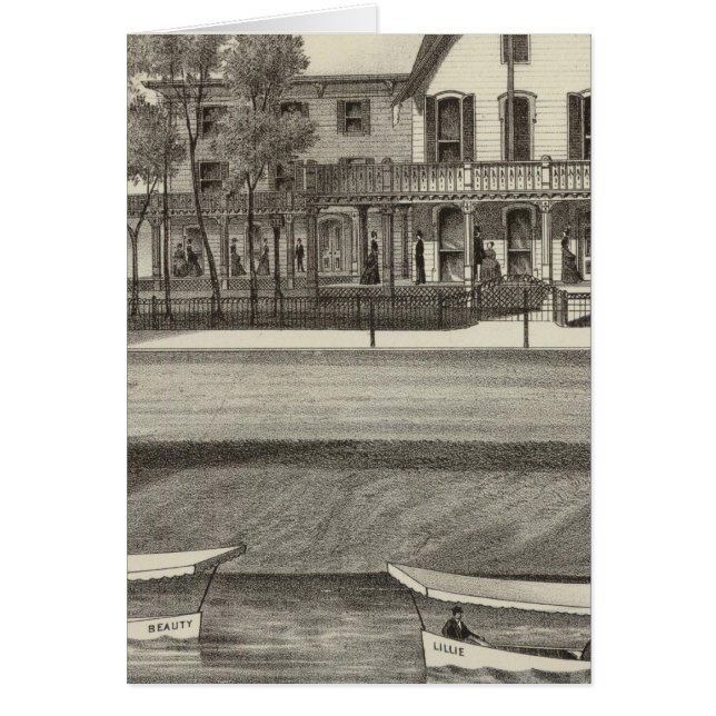 Cartão 5 Avenue House, Ocean Beach, NJ (Frente)