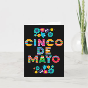 Cartão 5 De Mayo Cinco De Mayo Chapéu Maraca