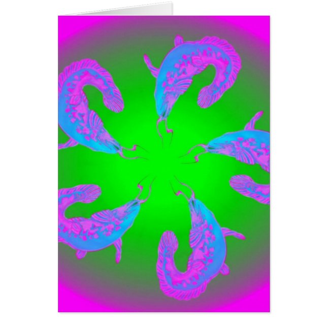 Cartão 5 Peixe-Gato Sortudo #1 (Frente)