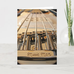 Cartão 5 String Bass Greeting Card