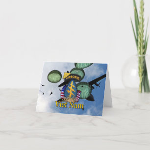 Cartão 5th special forces group iraq vets veterans Card
