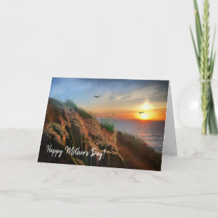 Cartão 5x7 Cornish sunset Mother’s Day card