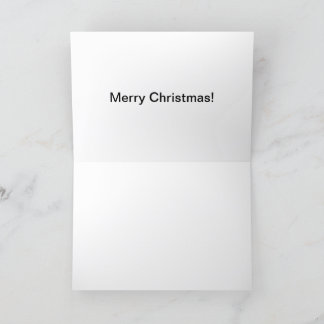 Cartão 5x7 Feliz papais noeis de Natal