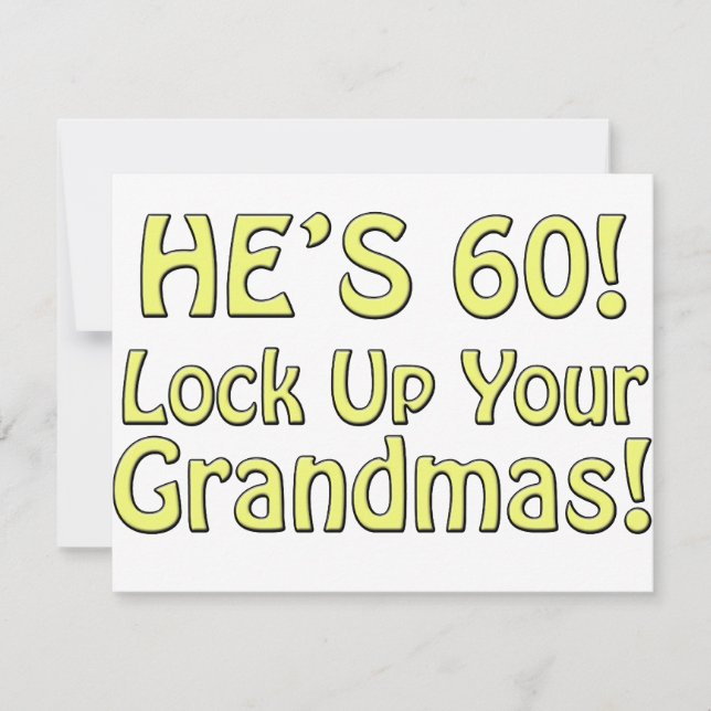 Cartão 60º aniversário (Frente)