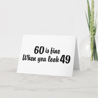 Cartão 60º aniversário