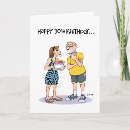 Cartão 60º aniversário engraçado