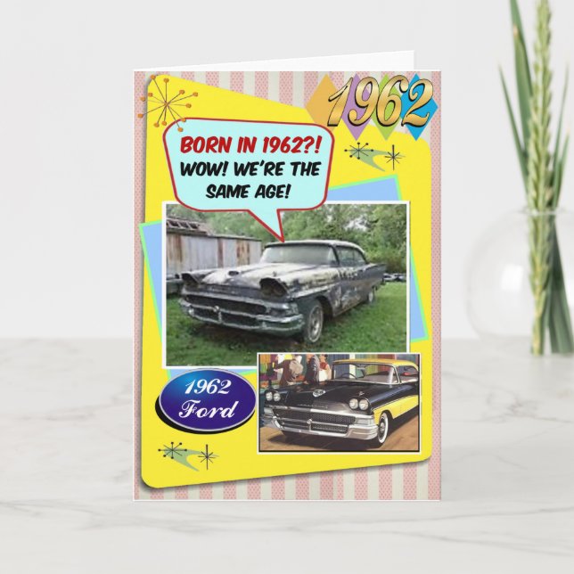 Cartão 60º aniversário! Nossa, a mesma idade que este Che (Frente)