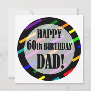 Cartão 60º aniversário para Pai