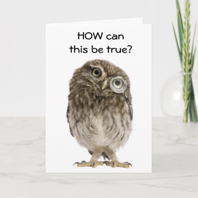 CARTÃO **60º** QUEM ACHA QUE PODEMOS SER TÃO VELHOS? (Frente)