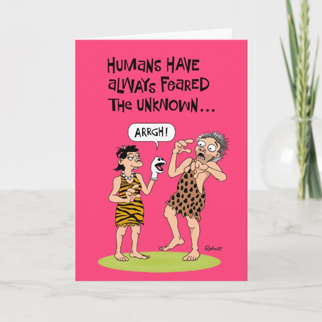 Cartão 60.º aniversário: Medo Primário (Frente)