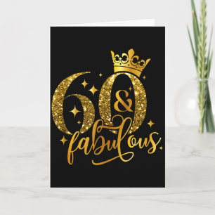 Cartão 60 E Fabuloso Feliz Aniversário Para Mim 60º Anive