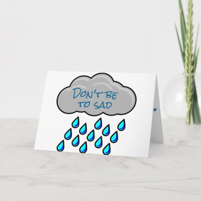 CARTÃO **60** IS JUST A "NUMBER" DON'T BE SAD!! (Frente)