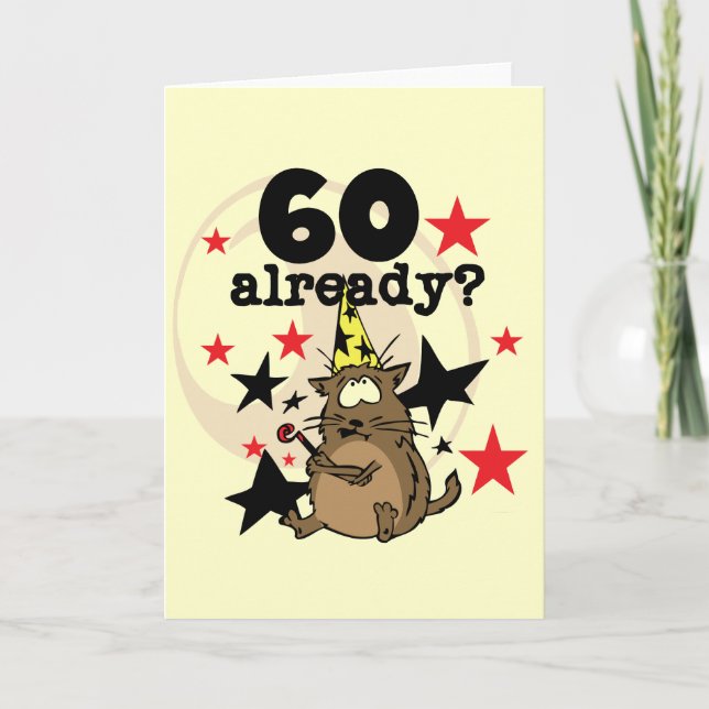 Cartão 60 Já Aniversário (Frente)