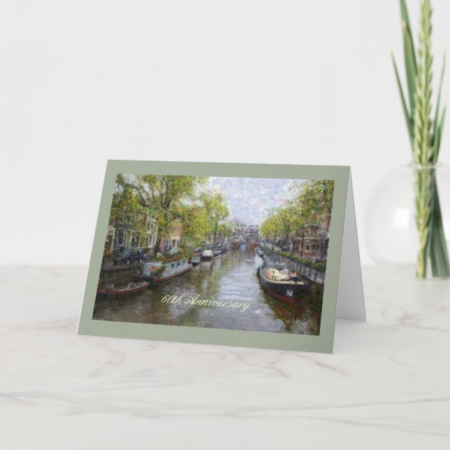 Cartão 60th Anniversary Greeting Card (Frente)