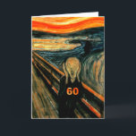 Cartão 60th Birthday<br><div class="desc">60th Birthday Gifts,  60th Apparel,  60 Buttons and 60th Birthday Mugs!</div>