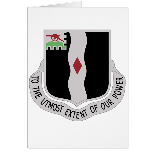 Cartão 60th Reginent lnfantry (Frente)