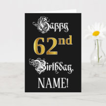 62.o aniversário — Script de Rico; Faux Dourado Lo