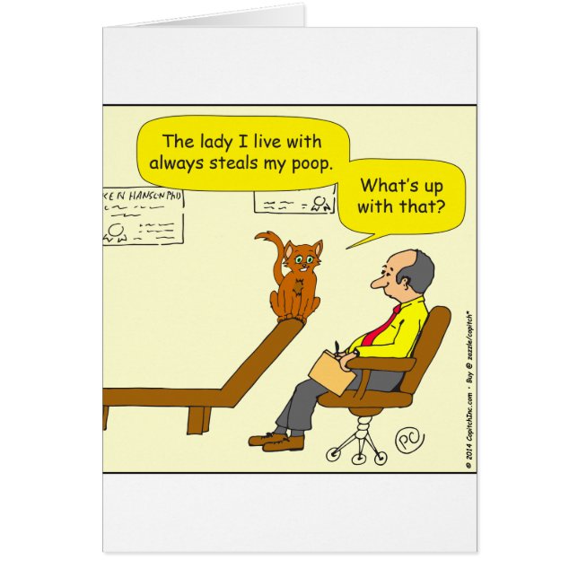 Cartão 635 roubam meus desenhos animados do tombadilho (Frente)