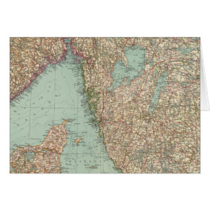 Cartão 6364 Suecia, sul da Noruega