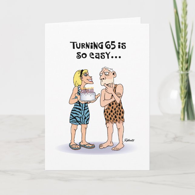 Cartão 65.ª garantia de aniversário (Frente)