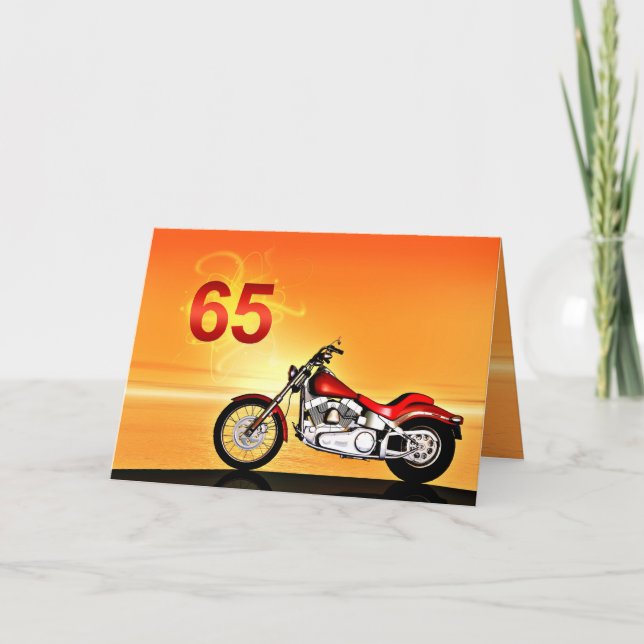Cartão 65.º aniversário (Frente)
