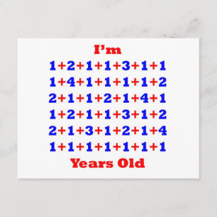 Cartão 65 anos velho!