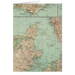 Cartão 65 Dinamarca, Islândia