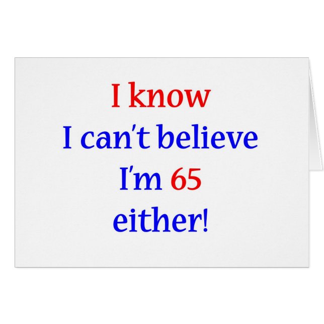 Cartão 65 qualquer um (Frente Horizontal)