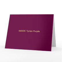 cartão 66023C Tyrian Purple