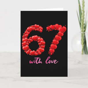 Cartão 67 Amor Namorados Fofo Romântico Estético Coração