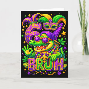 Cartão 67 Bruh Crocodilo México Feriado Carnaval