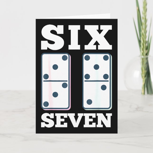 Cartão 67 Contando Blocos de Dominó Professor de Matemáti (Frente)