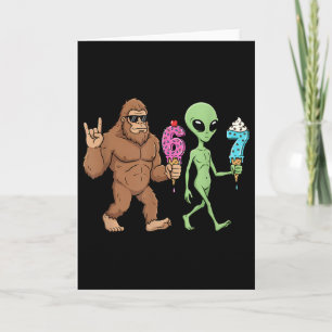 Cartão 67 Drip Meme Engraçado Seis Sete Pé Grande Alieníg